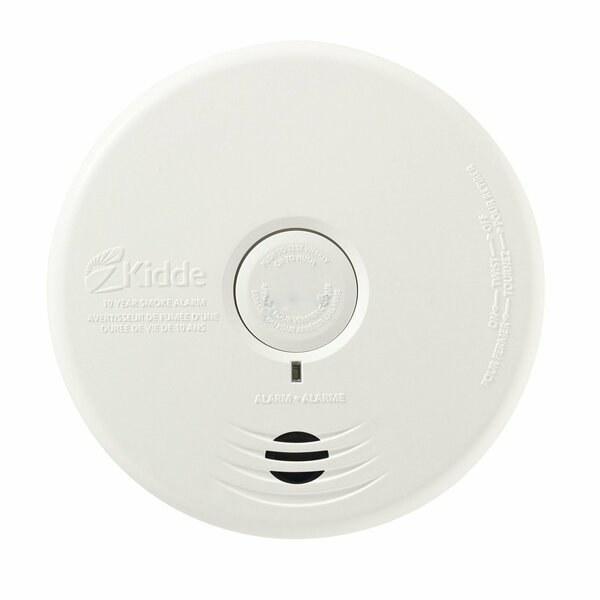 American Imaginations Round White Combination Smoke and CO Alarm Plastic AI-37084